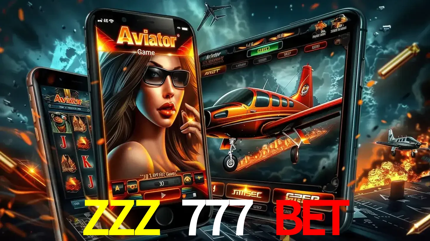 O popular jogo de apostas Aviator exibido em vários celulares e tablets, mostrando a interface emocionante e a ação de voo disponíveis para jogar agora no ZZZ 777 BET.