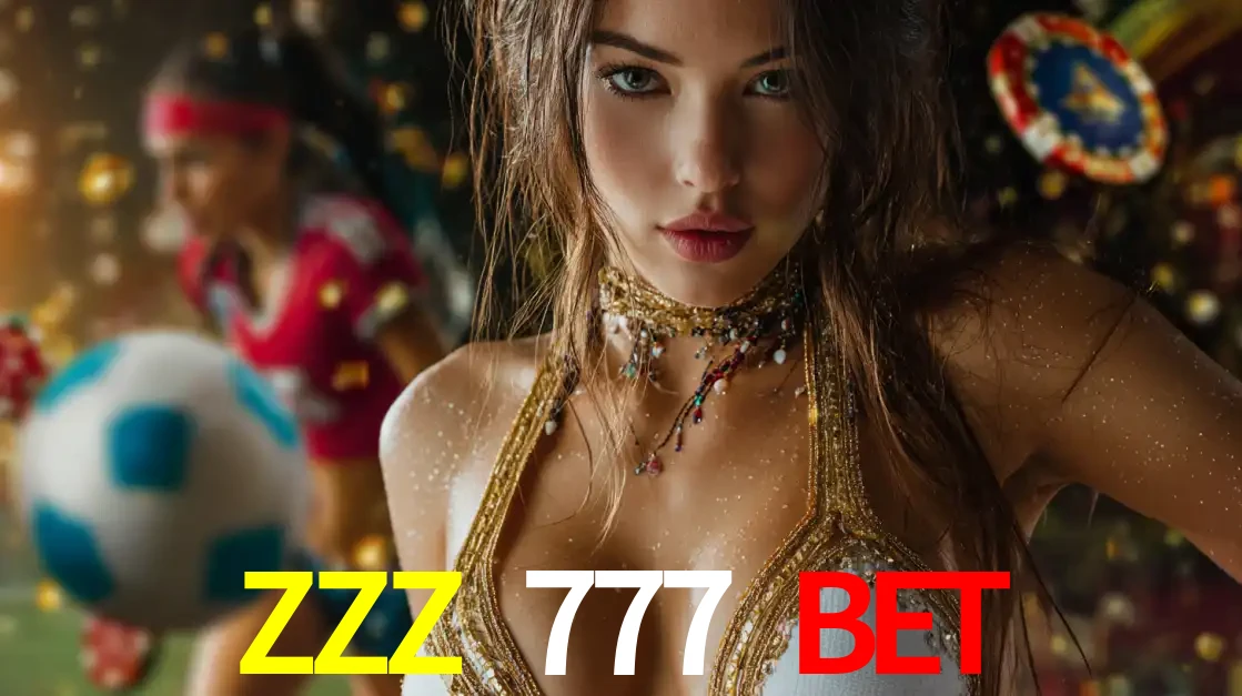 Mulher elegante representando a combinação de glamour e emoção das apostas esportivas, com uma jogadora de futebol ao fundo, destacando a ação no ZZZ 777 BET.