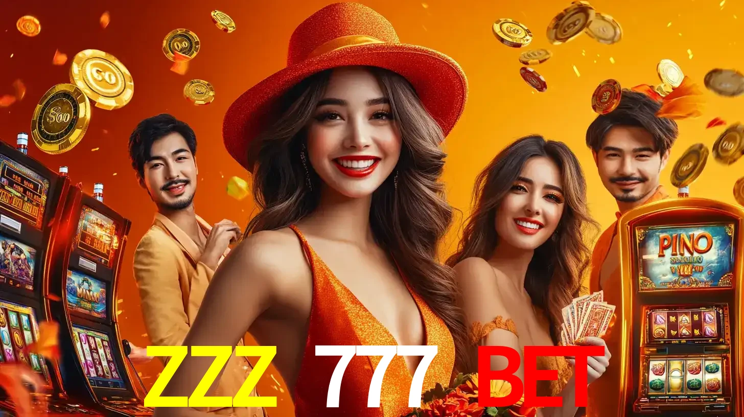 Grupo de amigos asiáticos sorrindo e se divertindo com máquinas de caça-níqueis em um ambiente festivo, celebrando suas vitórias nos jogos de cassino do ZZZ 777 BET.